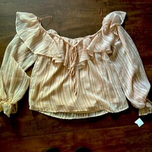 Very cute blush colored slimming top from Altar’d State.  Never worn